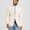 Men’s Slim Fit Linen Suit Coat Khaki